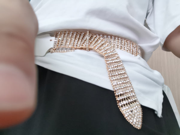 Glitzy Rhinestone Belt
