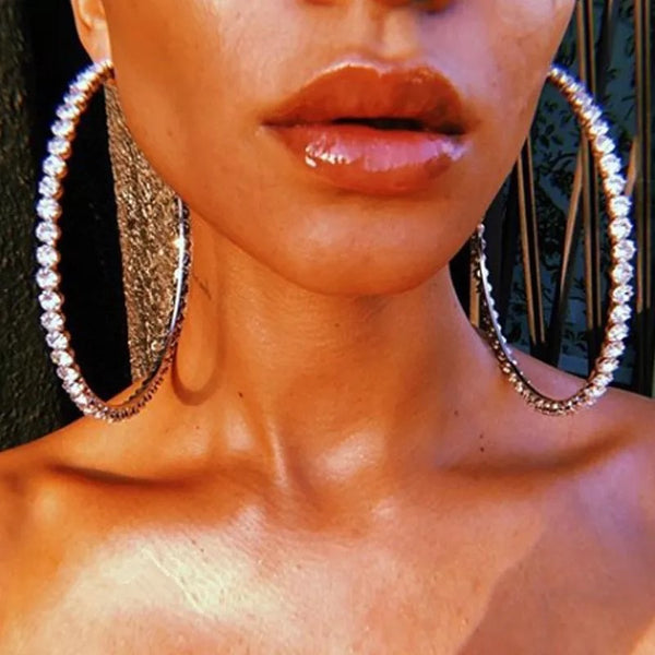 Ice Me Out Hoop Earrings
